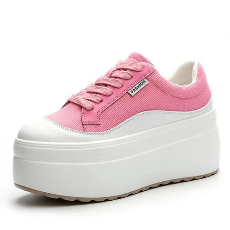 Wedge Espadrille Women - 8 cm Nieuwe Canvas Echt Leer