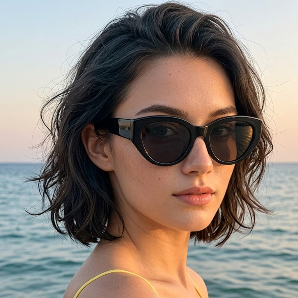 Sunglasses Cat Eye - Dames Heren Klassieke Cat-Eye gepolariseerde zonnebril