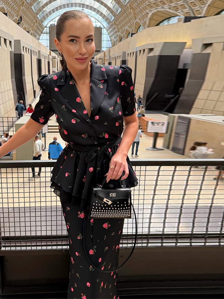 Bloemenprint Blazer Jas Rok Se - Romper Floral Print recensie en prijs