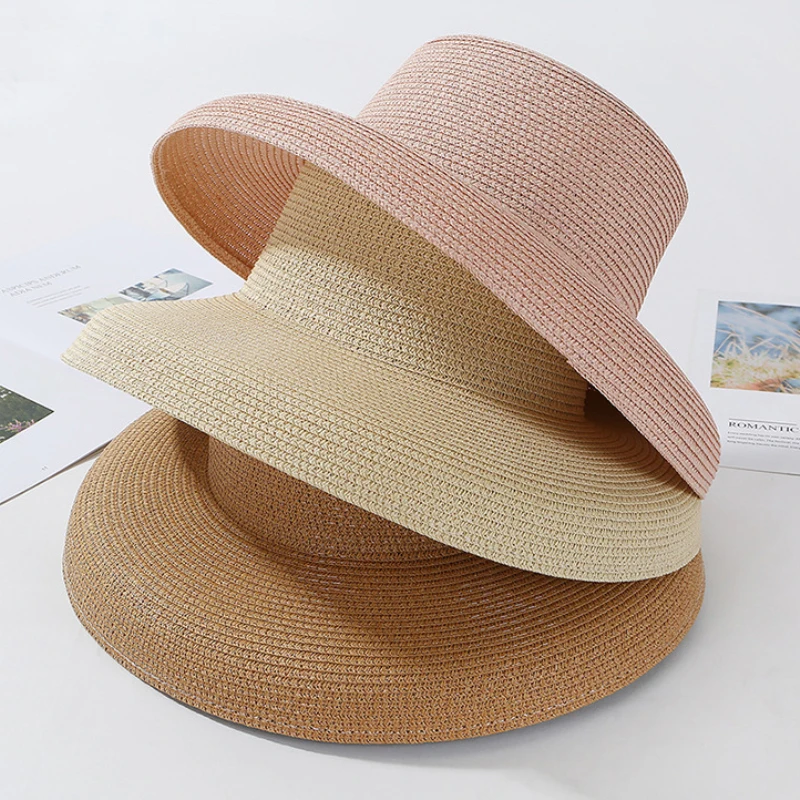 2023 Nieuwe Zomer Dames Effen  - Hat Floppy Wide recensie en prijs