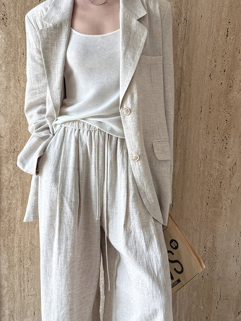 Herfst high-end linnen materia - Linen Pant Wide recensie en prijs