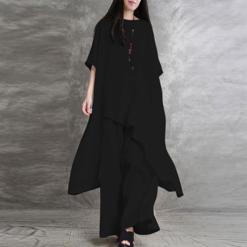 Dames Katoenen Linnen 2-delige - Linen Pant Wide recensie en prijs