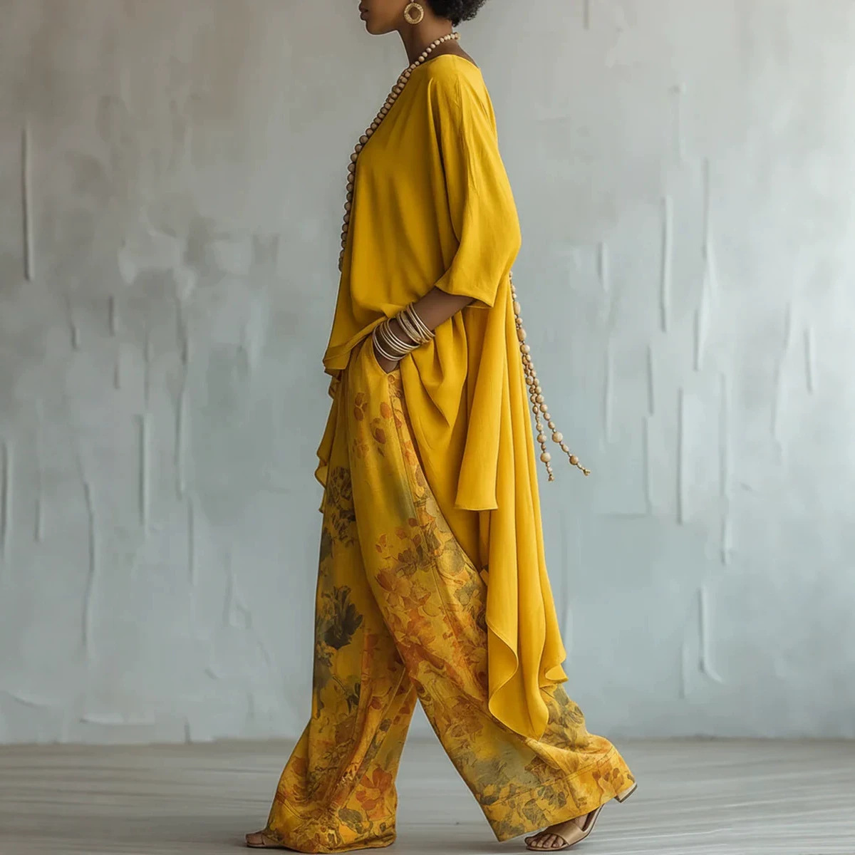 2-delige linnen outfitset voor - Linen Pant Wide recensie en prijs