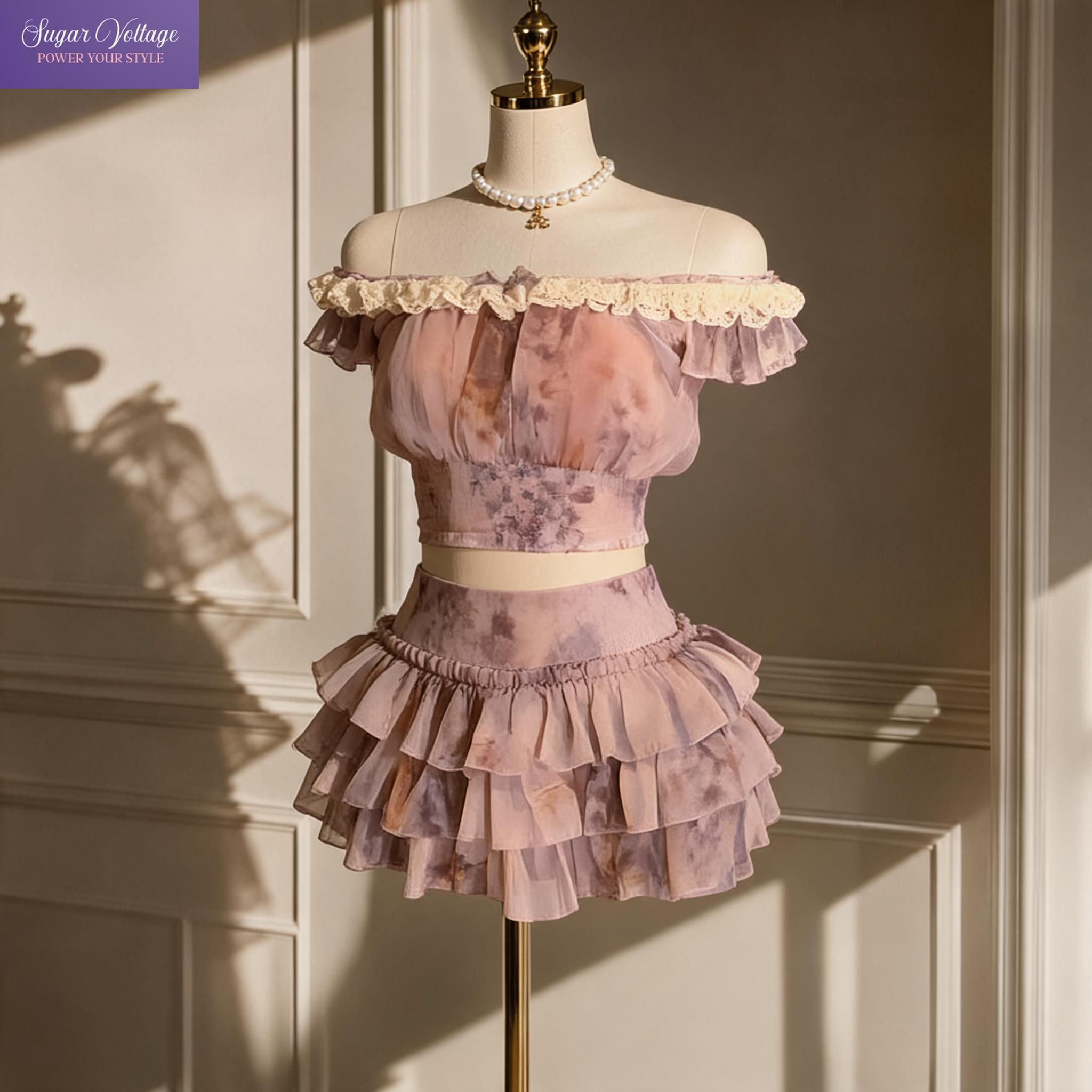 Franse zoete coquette off-shou - Romper Floral Print recensie en prijs