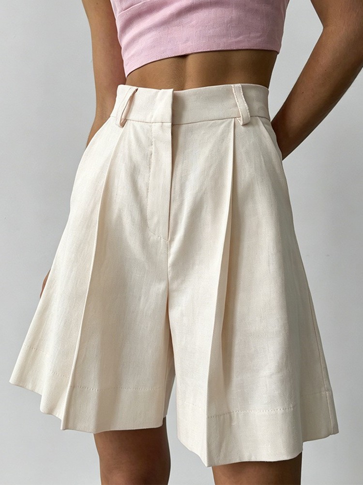 Casual linnen wijde pijpen sho - Linen Pant Wide recensie en prijs